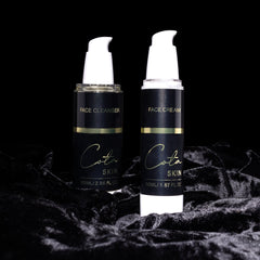 Introducing the Cota Skin Men Skincare System: Fresh Face Duo. Upgrade your grooming game with our Cota Men's Face Cleanser and Cota Men's Face Moisturizing Cream, working together to fight razor bumps and promote skin hydration. Cota Skincare. Bee Marie. Britni Ricard. Black Men Skincare. Black Women Skincare. Best Skincare Routine for Women Men