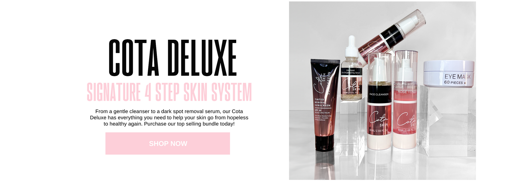 COTA Skin redefining skin standards. Cota SkinCare