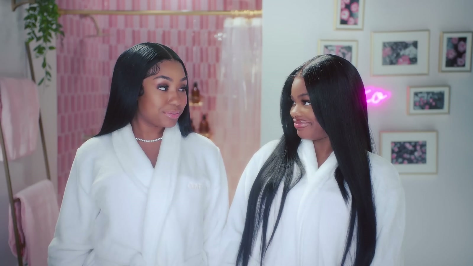 JT and Yung Miami of the City Girls in Cota Skin robes